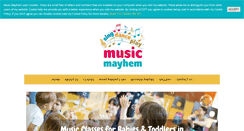 Desktop Screenshot of musicmayhem.co.uk