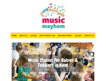 Tablet Screenshot of musicmayhem.co.uk